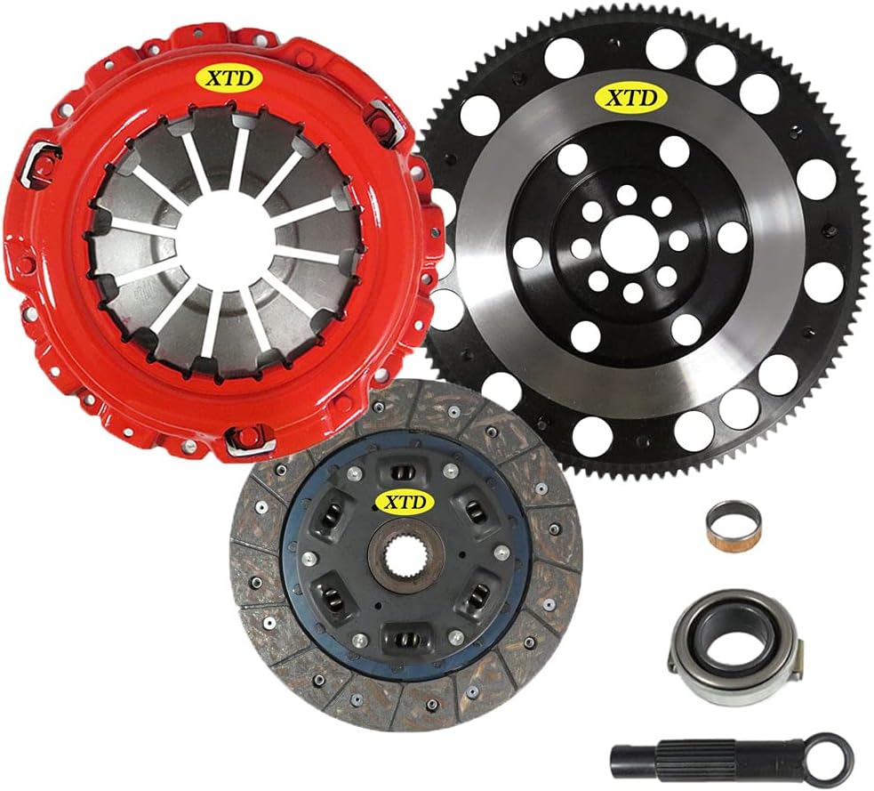 XTD STAGE 2 CLUTCH & 10 LBS FLYWHEEL KIT COMPATIBLE WITH 02-06 RSX BASE, TYPE-S K20, 02-11 HONDA CIVIC Si_AB